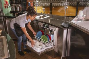 Wash 48 Racks/Hour with the LXe Undercounter 