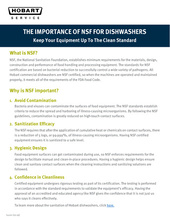 Thumbnail for the importance of nsf for dishwashers page