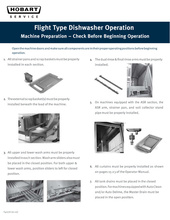 Thumbnail for flight type dishwasher operation page