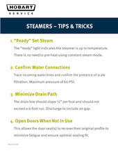 Thumbnail for steamers tips & tricks page