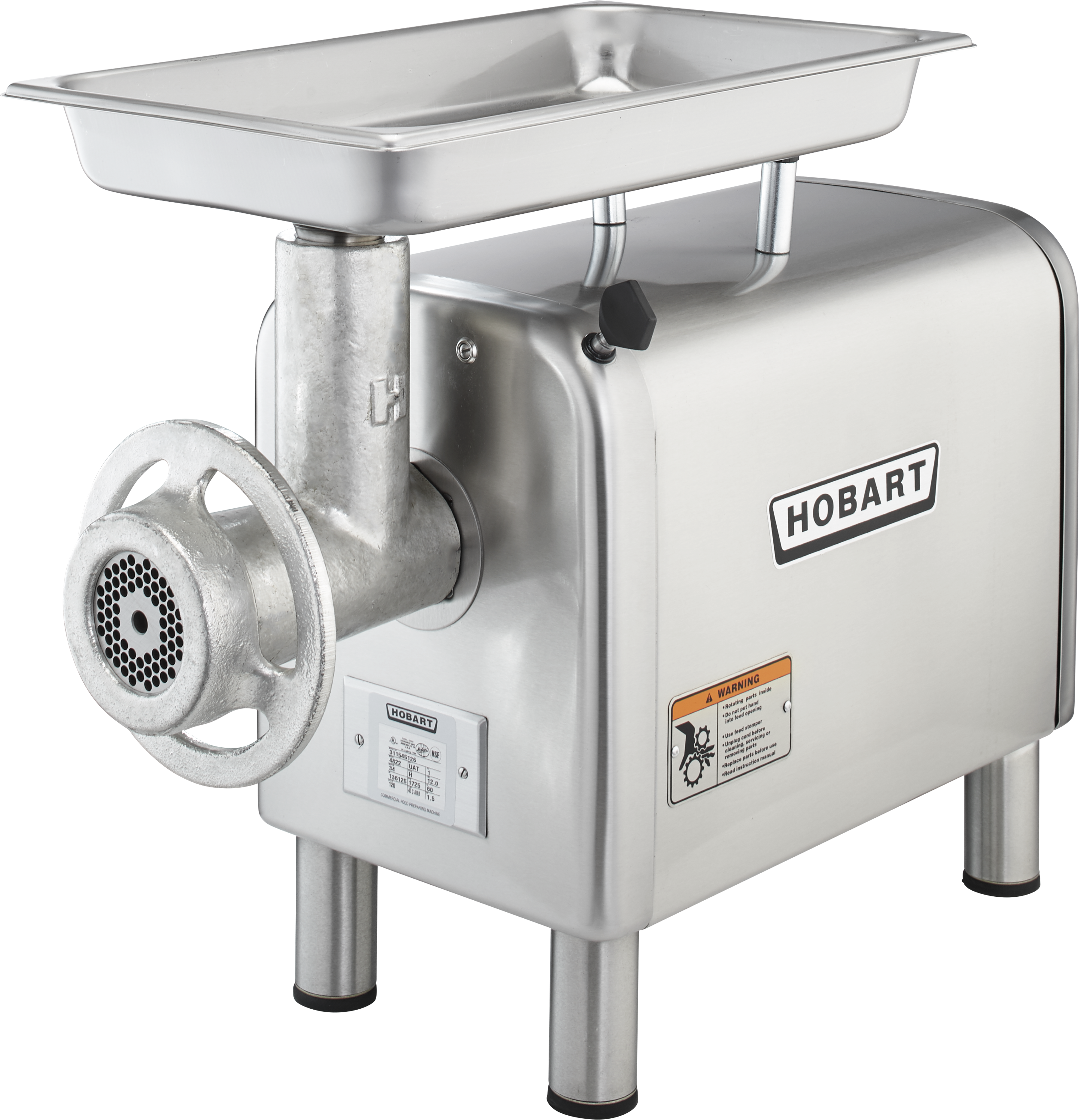 Hobart 4732 Commercial Meat Grinder Chopper - 3 PH, Floor Model —